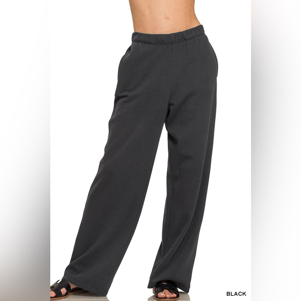 Zenana Fleece Sweatpant with Pockets